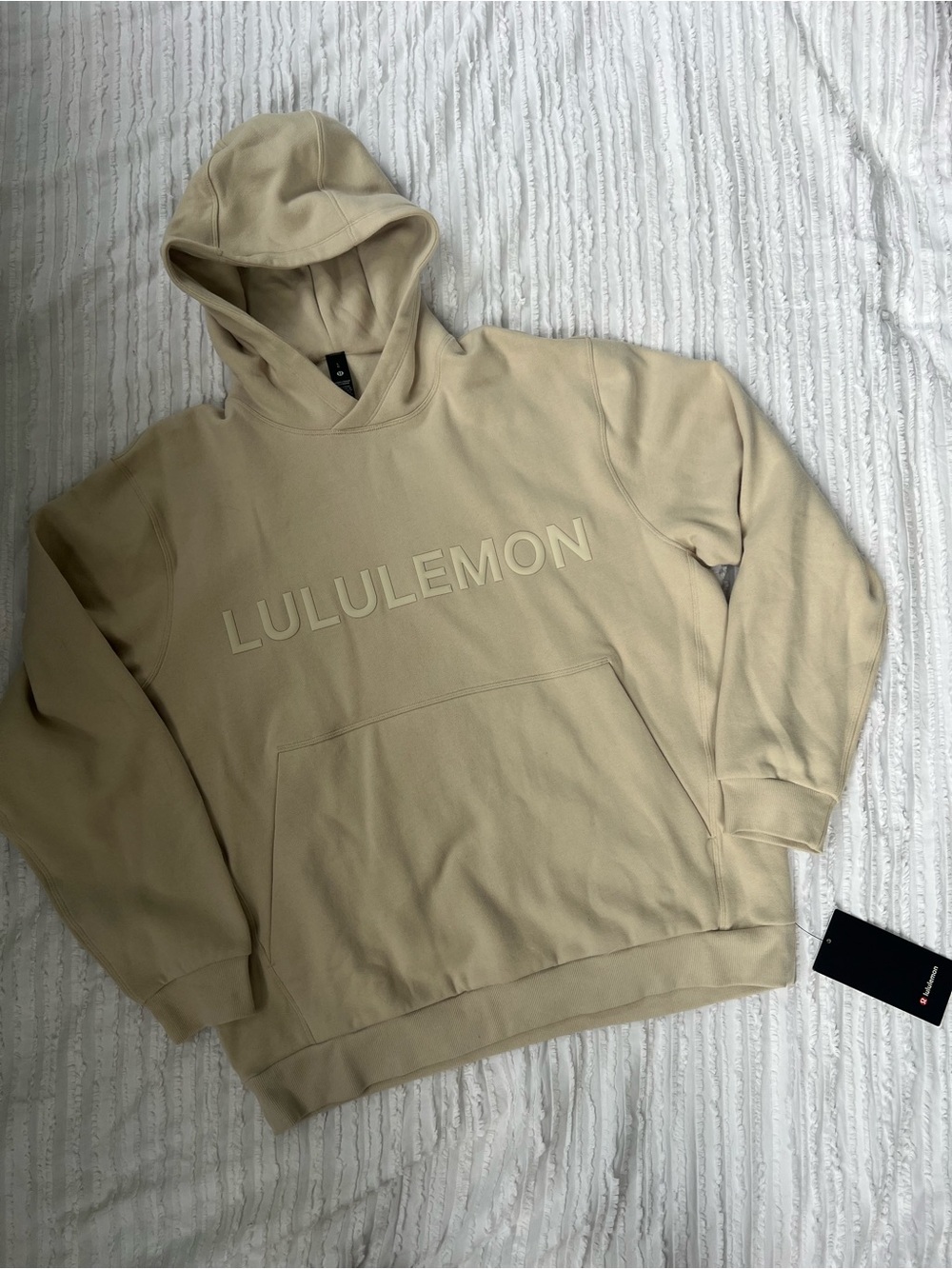 lululemon athletica Sandstone Logo Hoodie in Beige